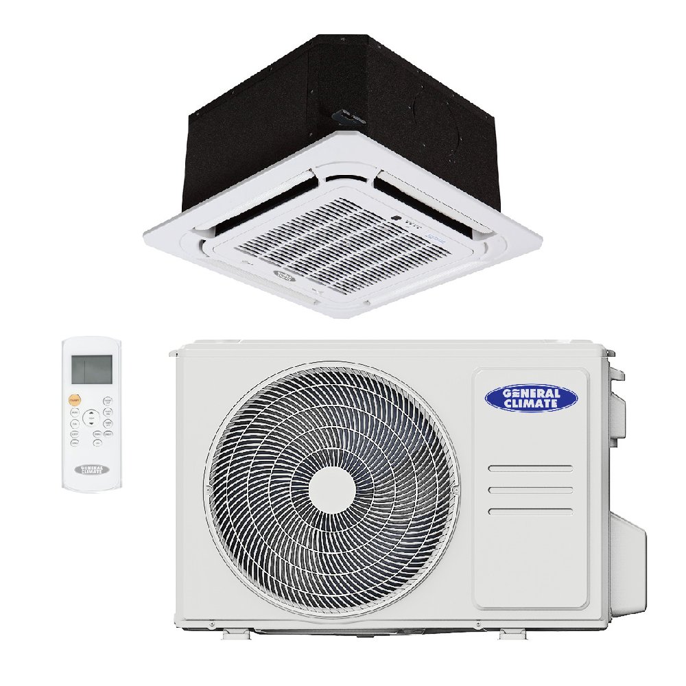 Кондиционер General Climate GC-4C12HRF(c) / GU-U12HF / Панел...